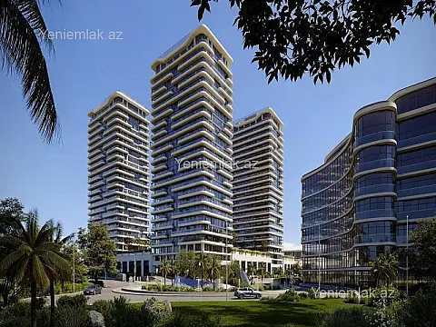 Satılır 1 otaqlı yeni tikili 56.3 m²