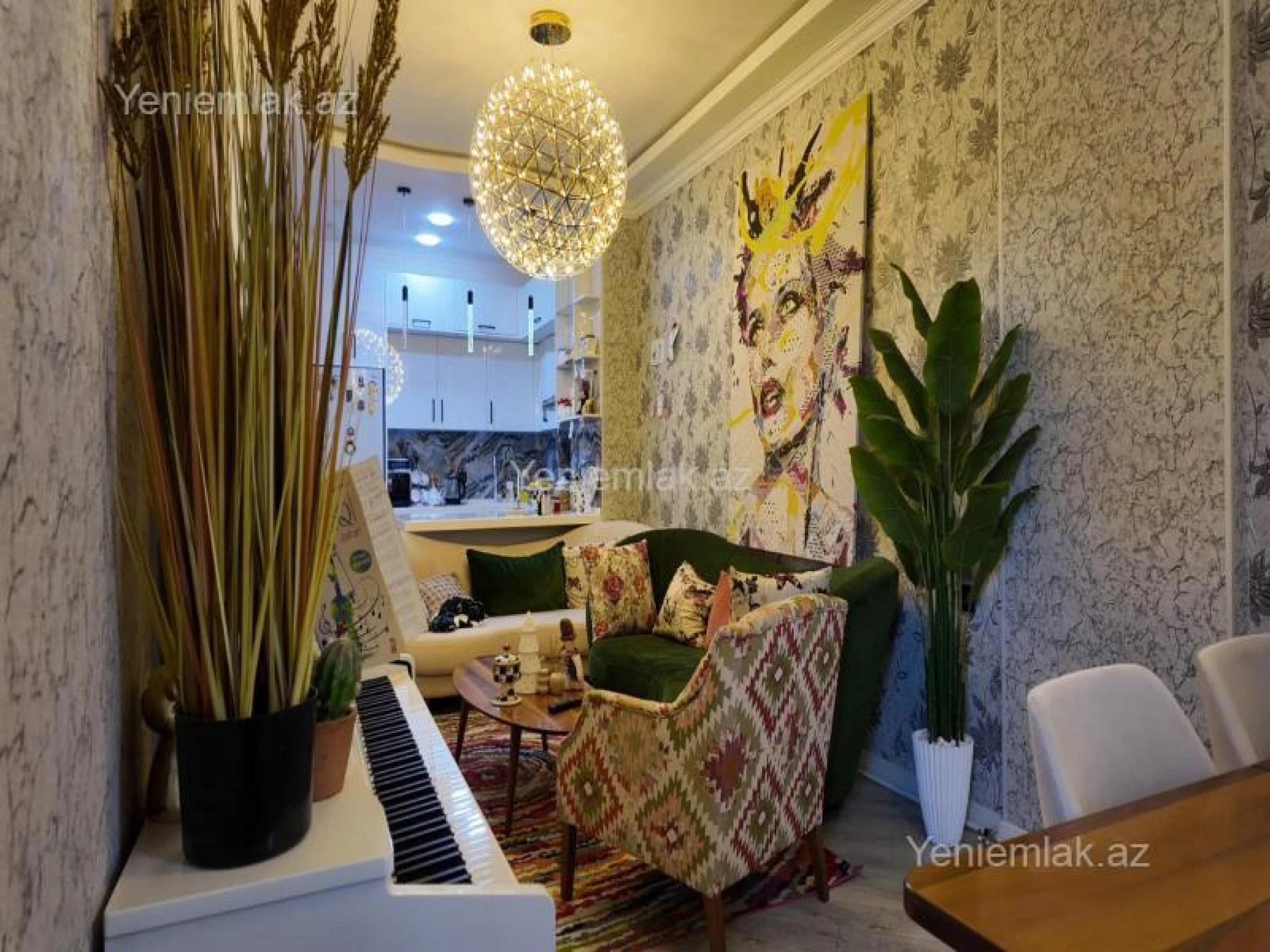 Satılır 2 otaqlı yeni tikili 58 m²