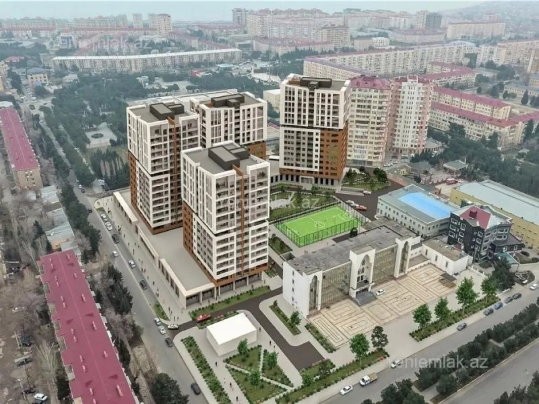 Satılır 2 otaqlı yeni tikili 55 m²