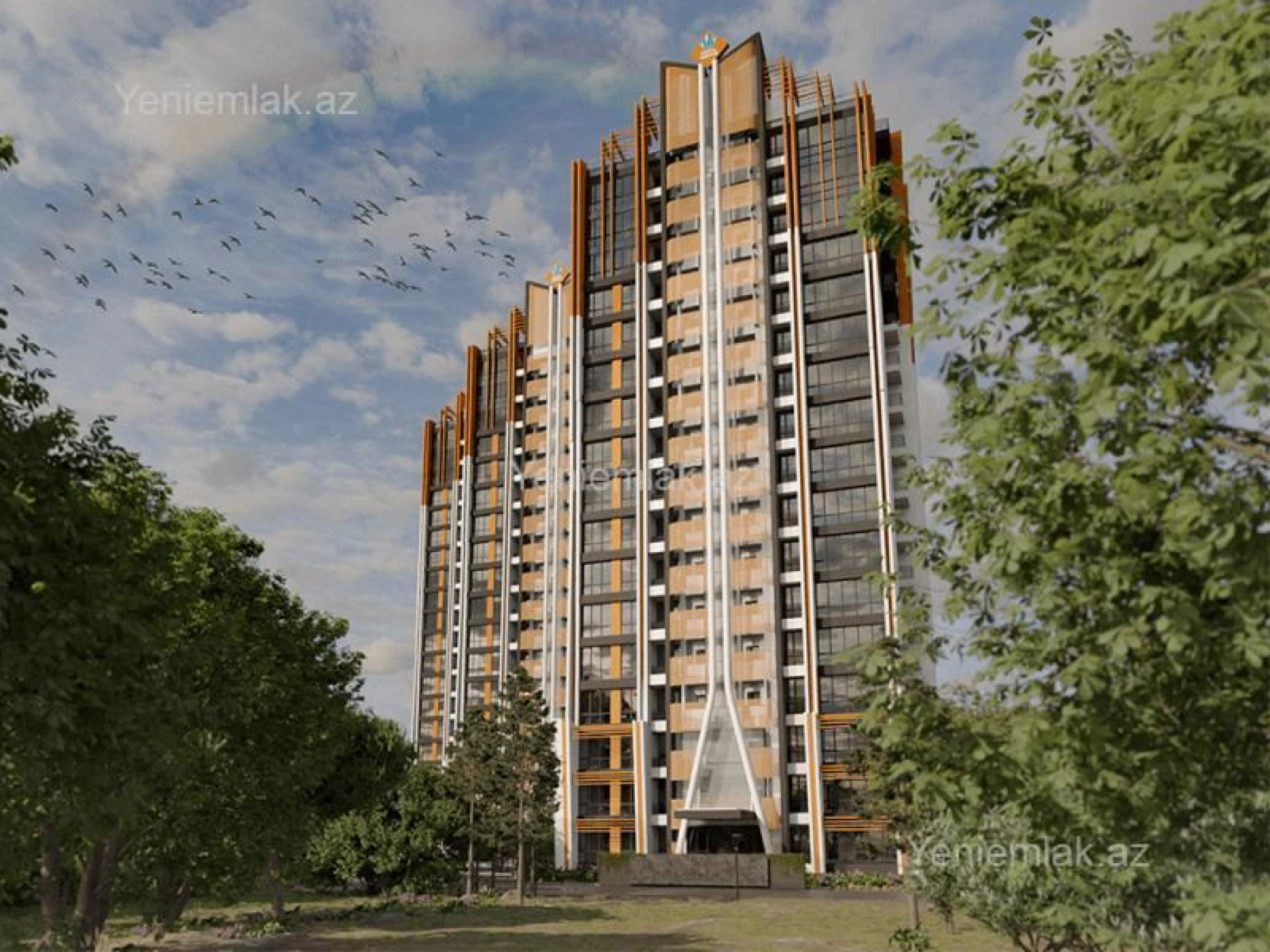 Satılır 2 otaqlı yeni tikili 61 m²