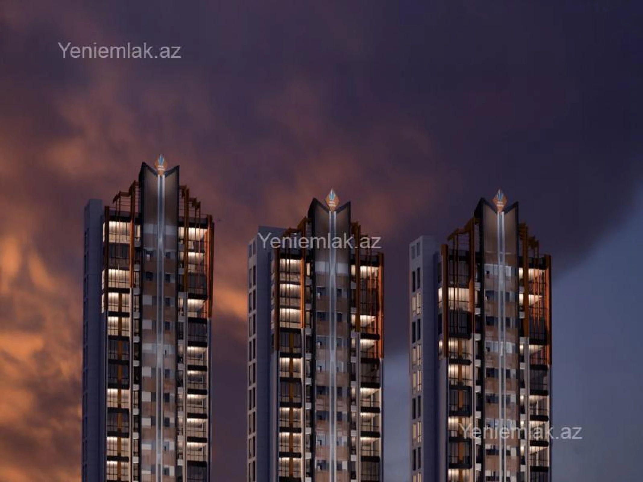 Satılır 2 otaqlı yeni tikili 61 m²