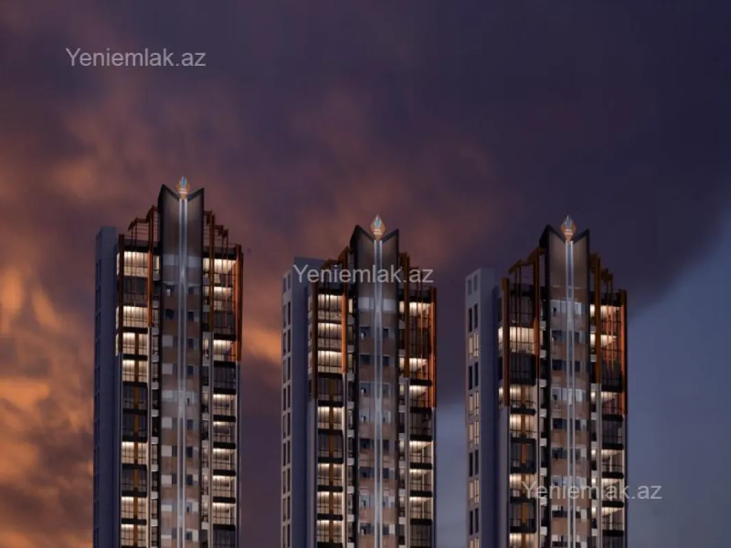 Satılır 2 otaqlı yeni tikili 61 m²