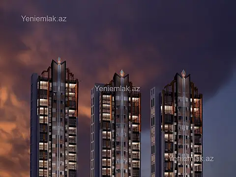 Satılır 2 otaqlı yeni tikili 61 m² — Bakı, Nəsimi 2 otaq 61.00 m²