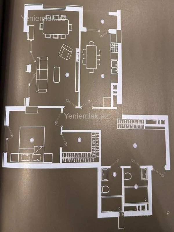 Satılır 2 otaqlı yeni tikili 91 m²