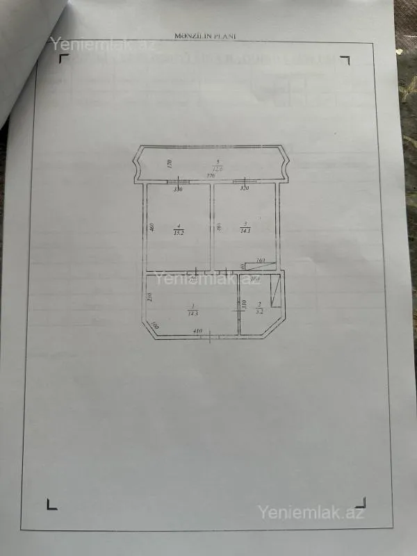 Satılır 2 otaqlı yeni tikili 68 m²
