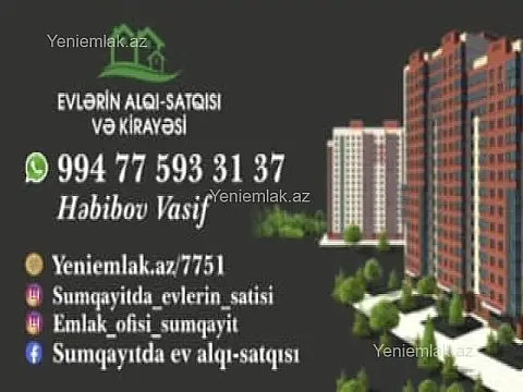 Satılır 3 otaqlı yeni tikili 87 m²
