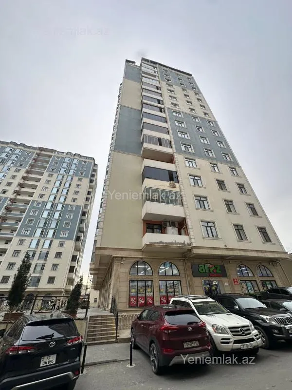 Satılır 2 otaqlı yeni tikili 87.5 m²