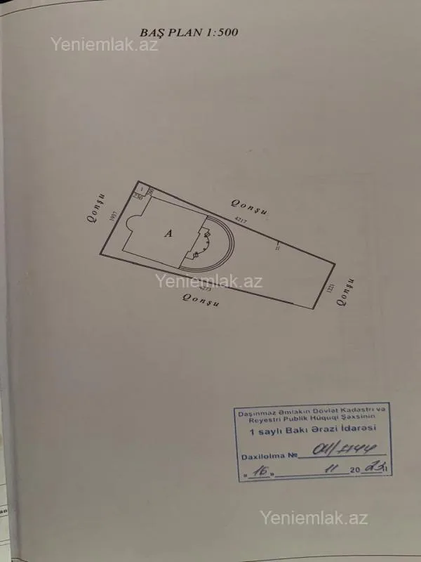 Satılır 5 otaqlı həyət evi 429 m²