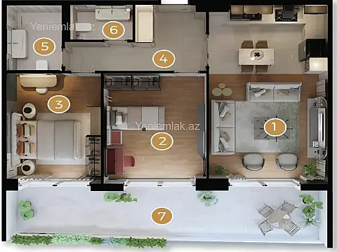 Satılır 3 otaqlı yeni tikili 112.4 m²