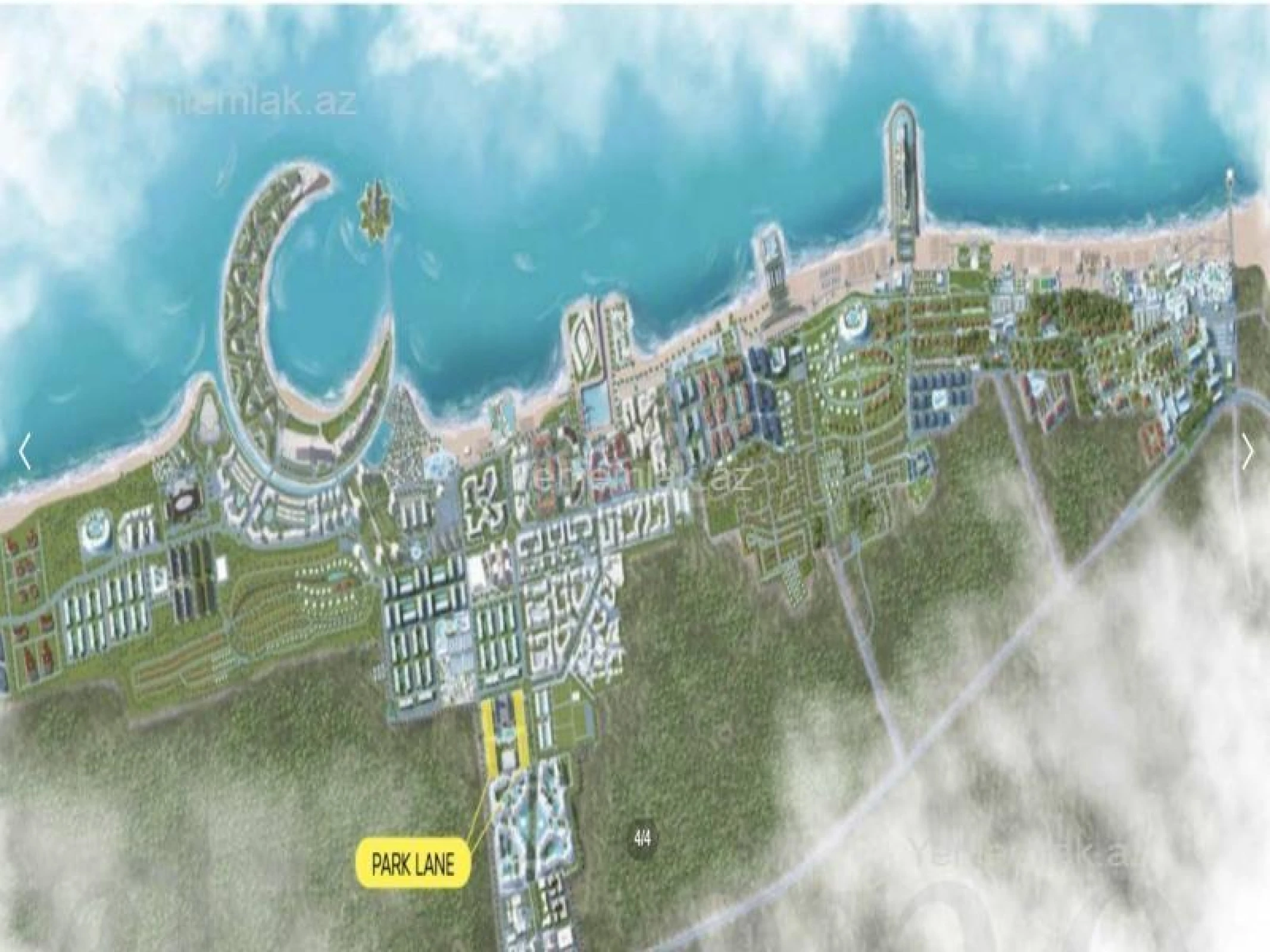 Satılır 1 otaqlı yeni tikili 35.3 m²