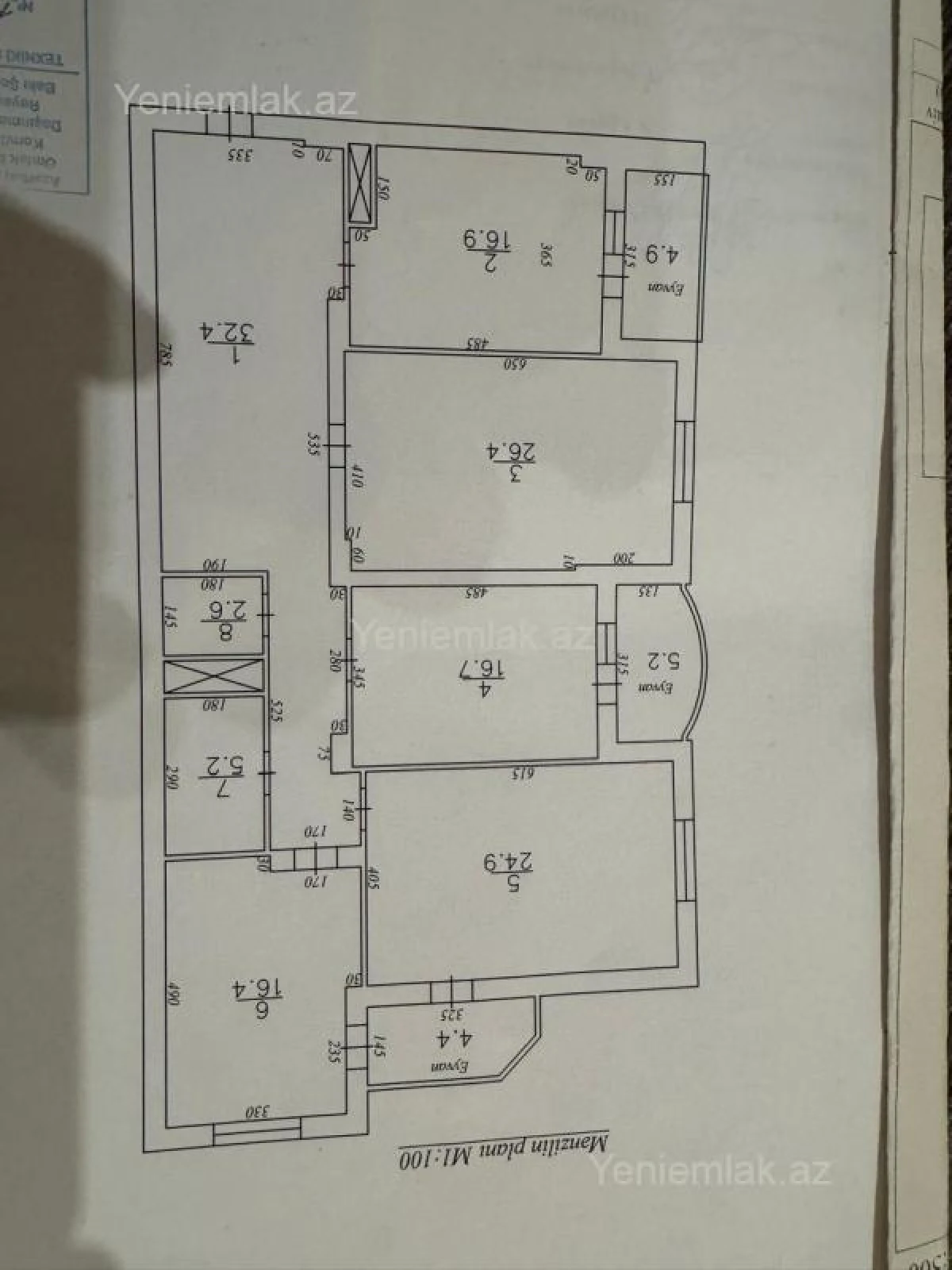 Satılır 3 otaqlı yeni tikili 160 m²