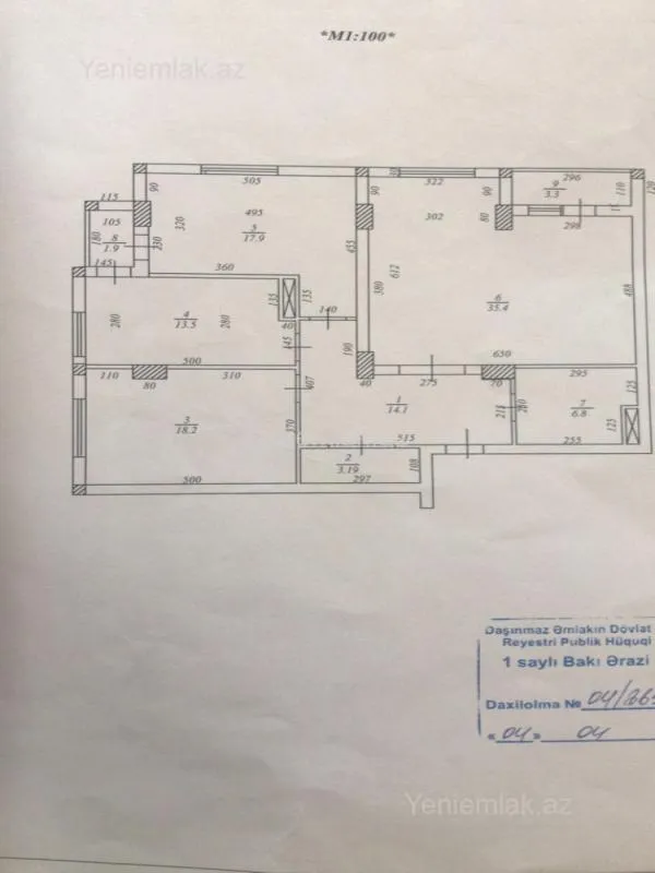 Satılır 3 otaqlı yeni tikili 120 m²