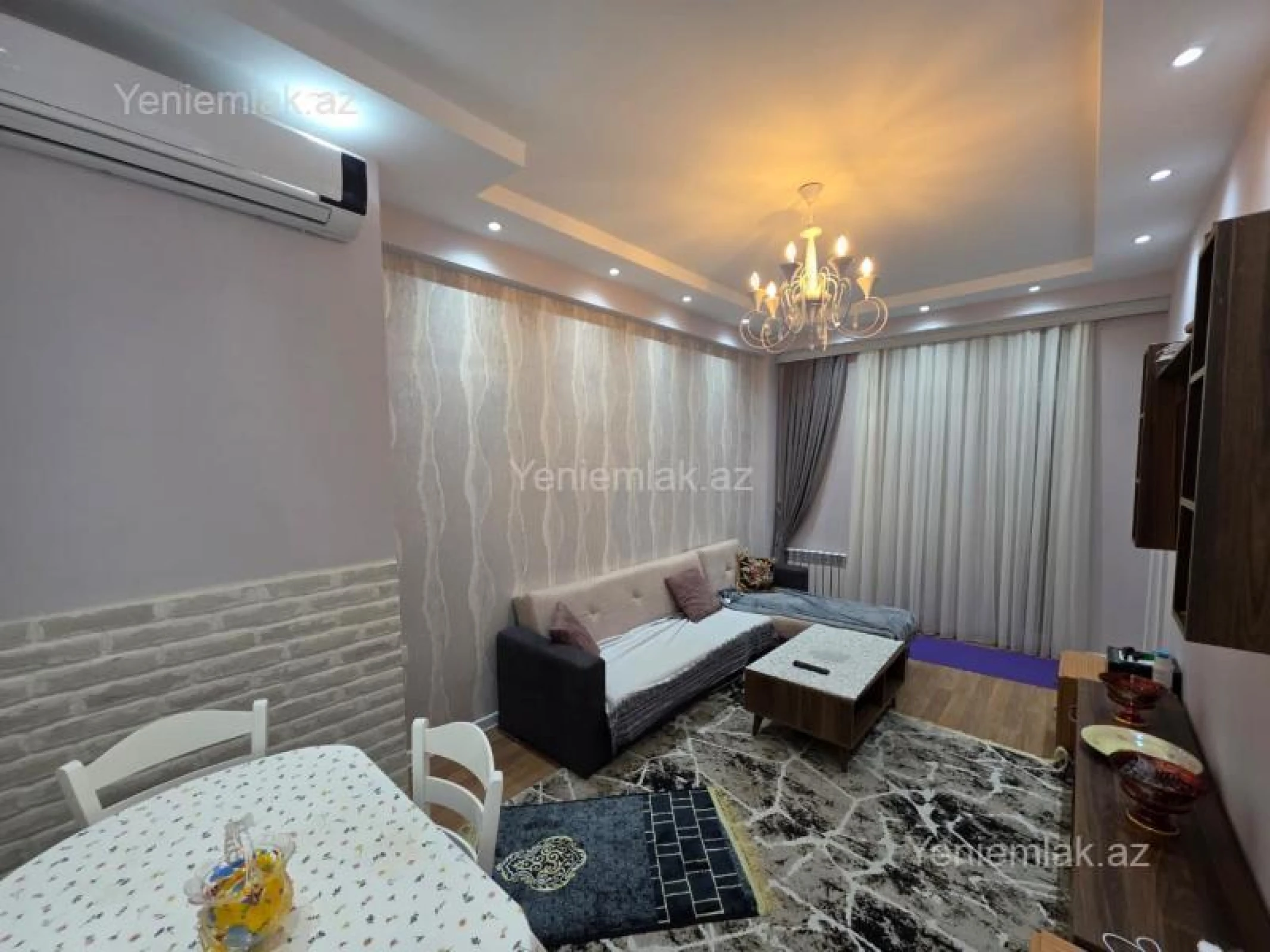 Satılır 2 otaqlı yeni tikili 59 m²