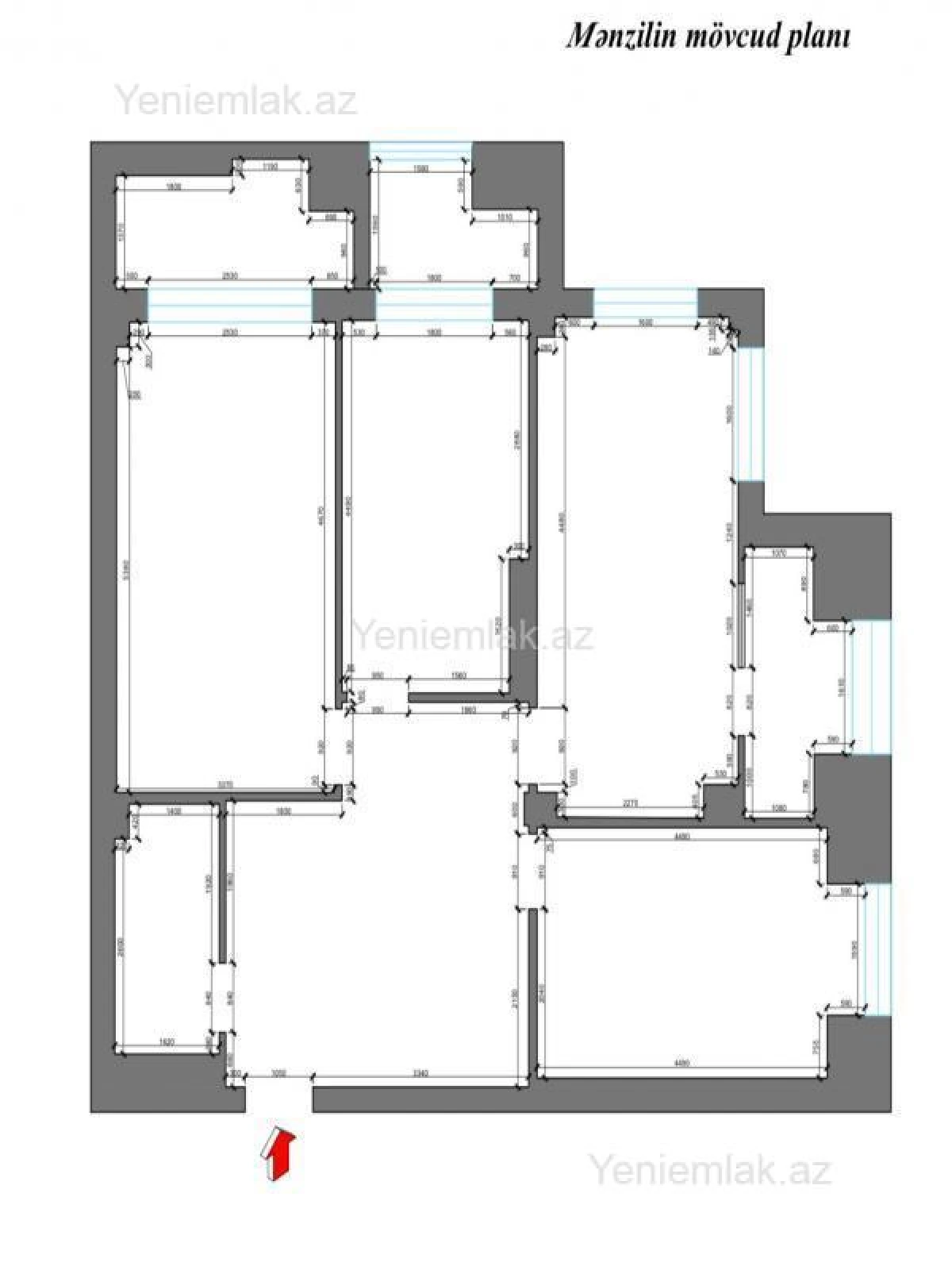 Satılır 3 otaqlı yeni tikili 110 m²