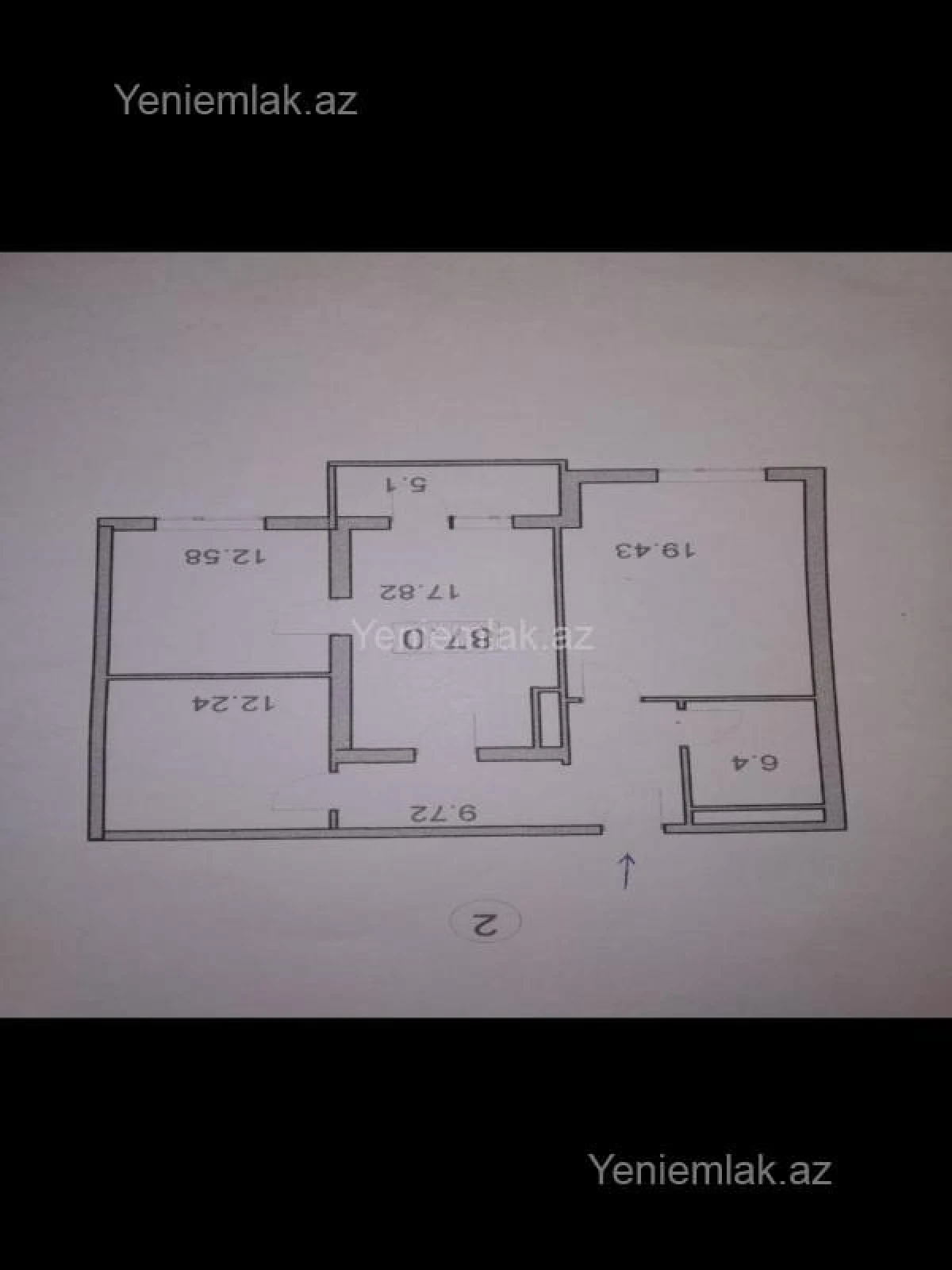 Satılır 3 otaqlı yeni tikili 84 m²