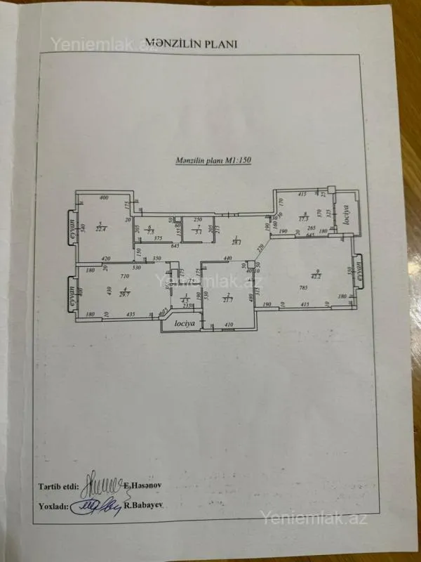 Satılır 4 otaqlı yeni tikili 225 m²
