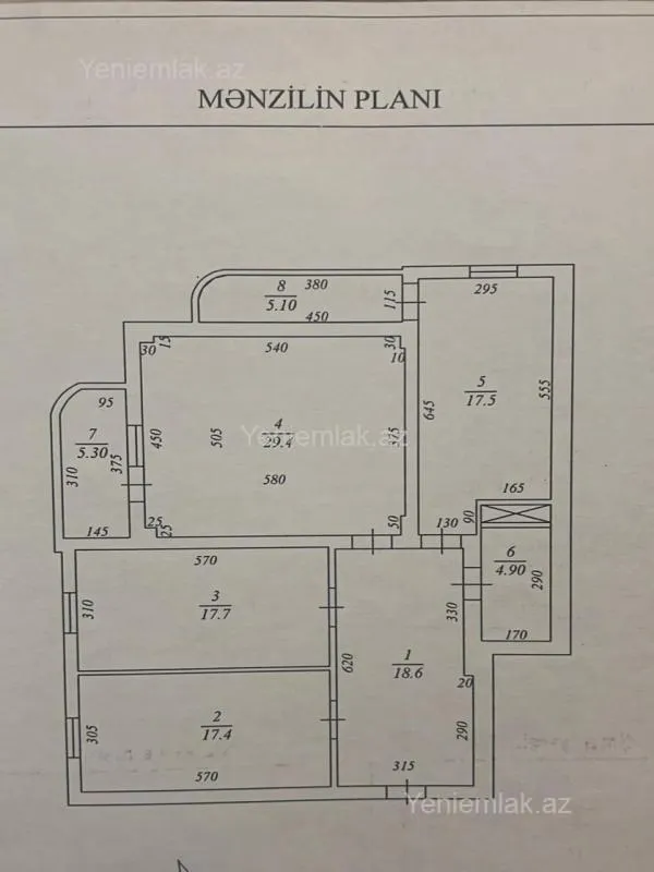 Satılır 3 otaqlı yeni tikili 120 m²