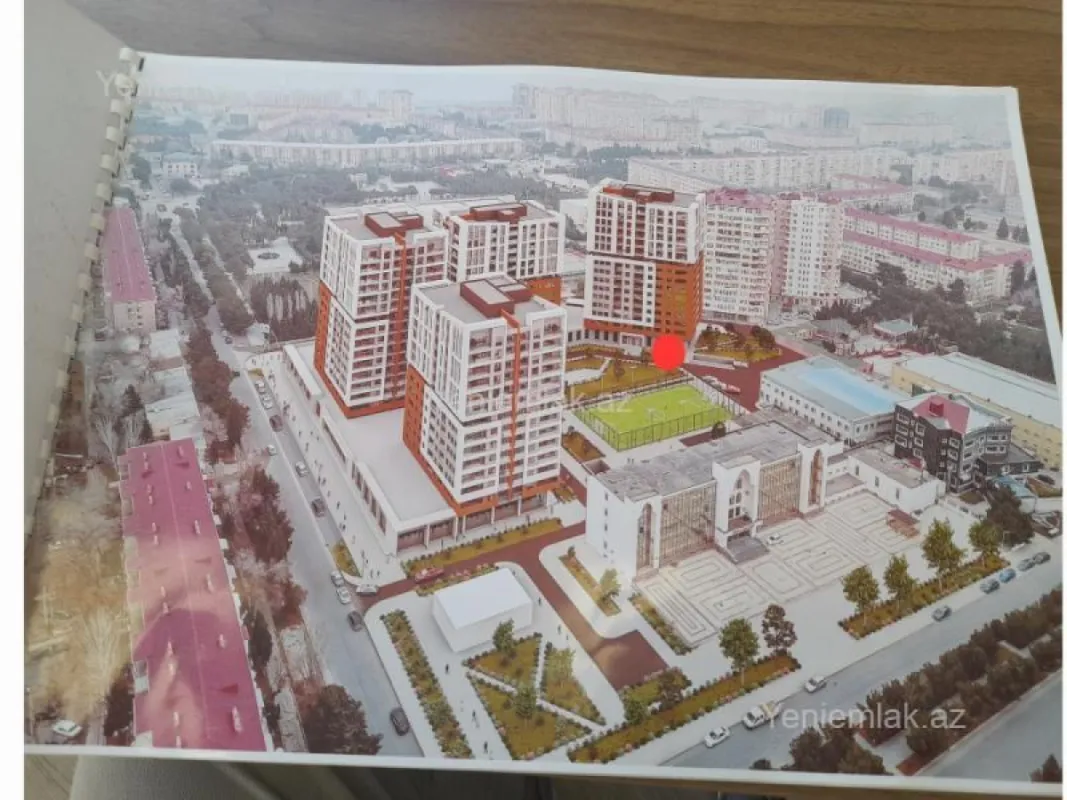 Satılır 2 otaqlı yeni tikili 56 m²