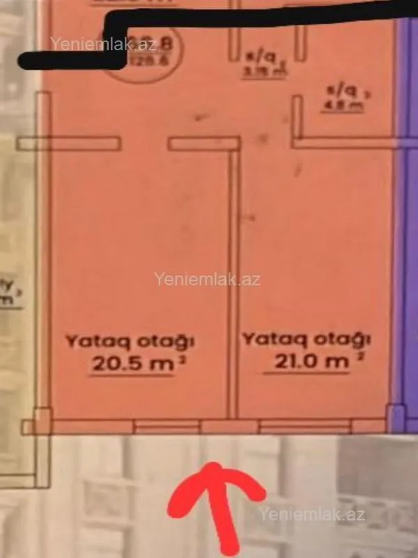 Satılır 2 otaqlı yeni tikili 70 m²