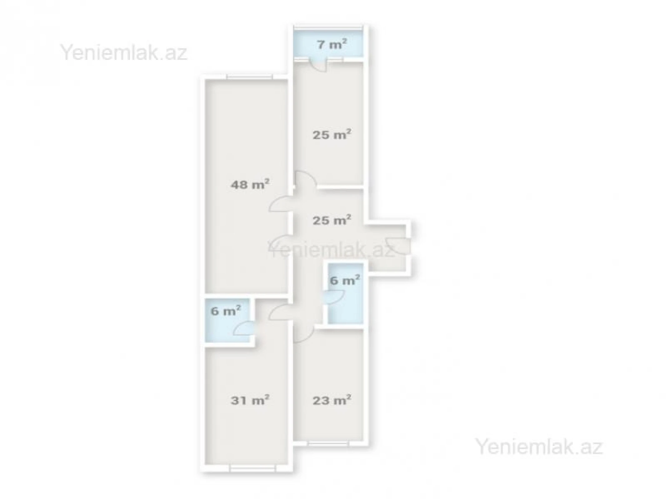 Satılır 4 otaqlı yeni tikili 171 m²
