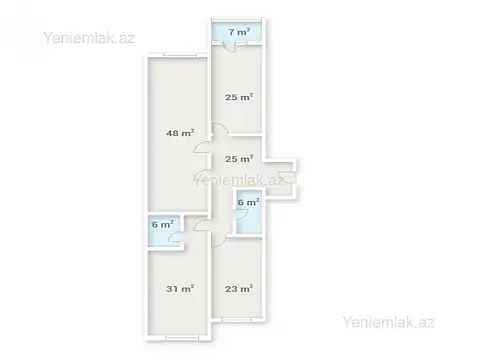 Satılır 4 otaqlı yeni tikili 171 m²