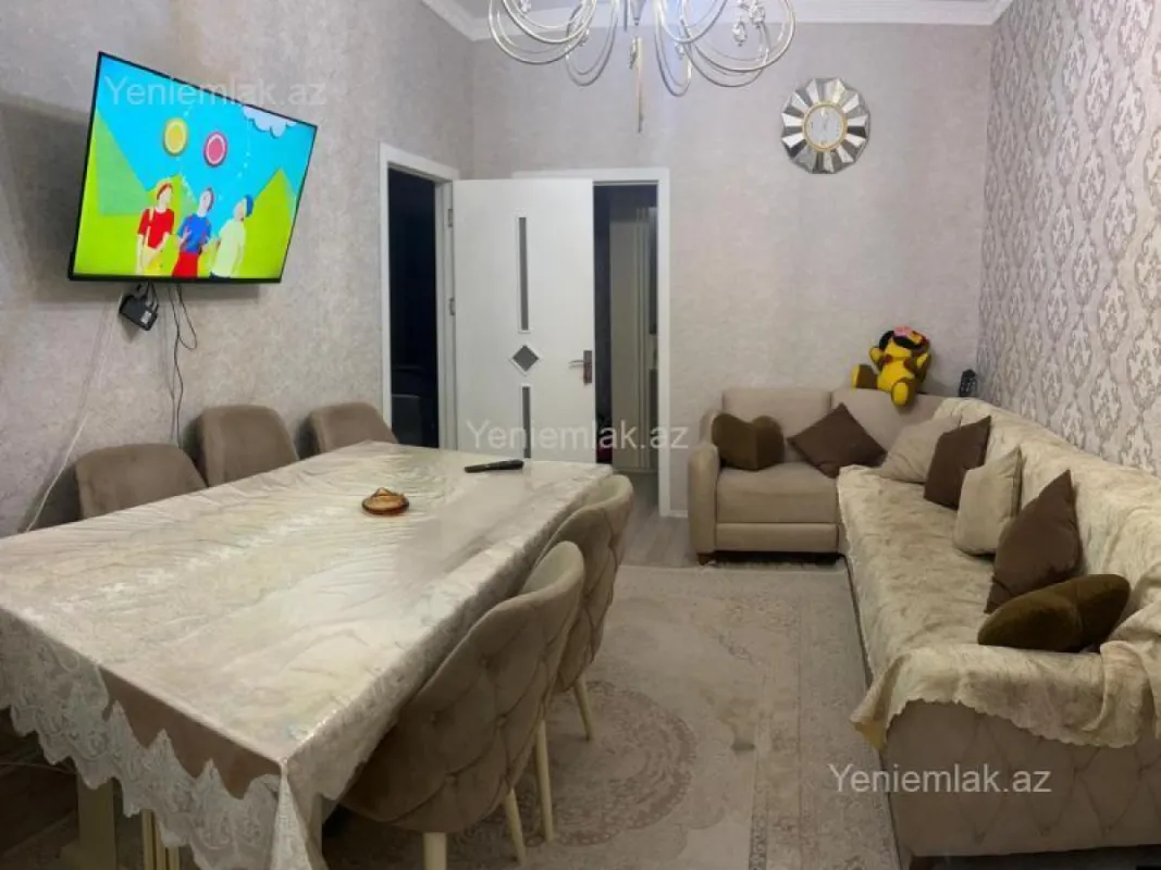 Satılır 2 otaqlı yeni tikili 55 m²