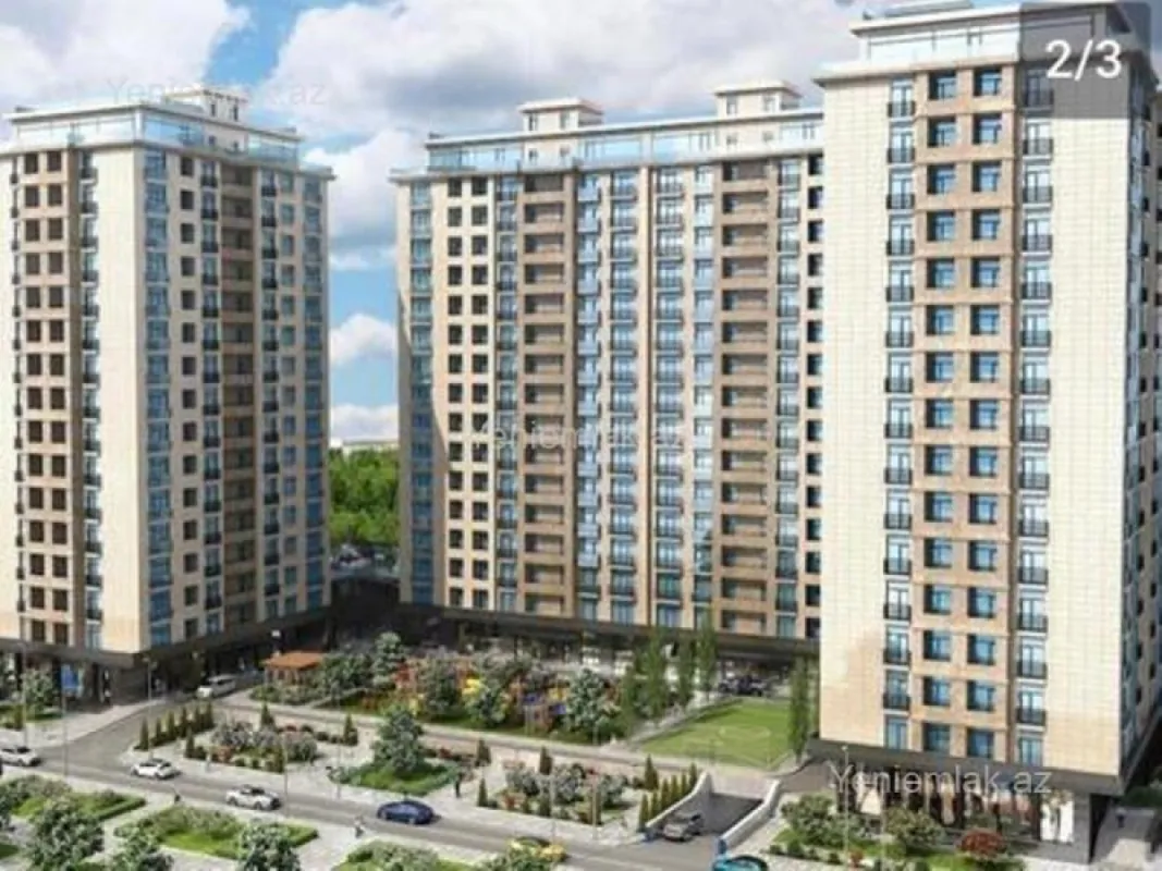 Satılır 2 otaqlı yeni tikili 72 m²