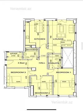 Satılır 4 otaqlı yeni tikili 132 m²