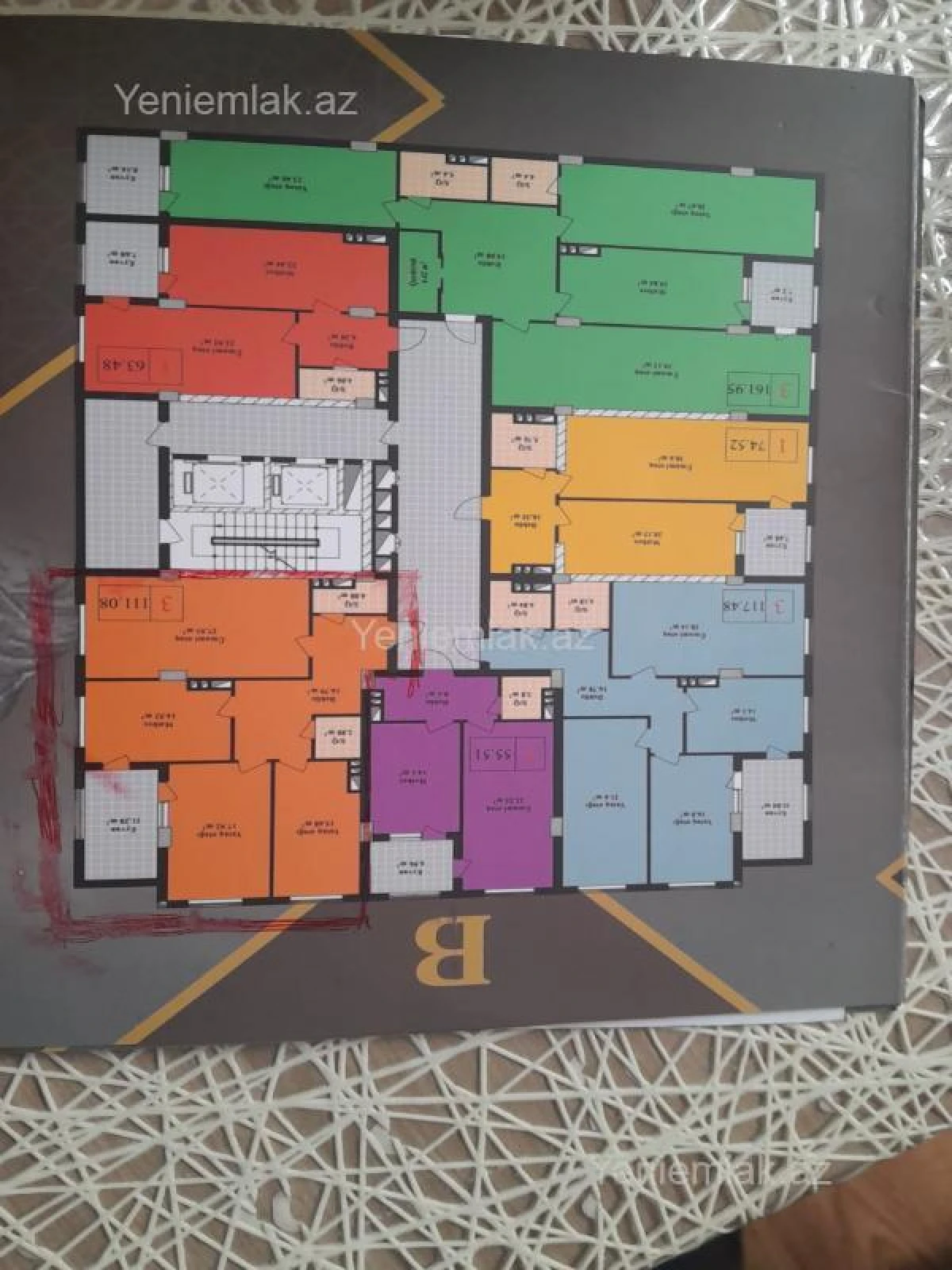 Satılır 3 otaqlı yeni tikili 111 m²