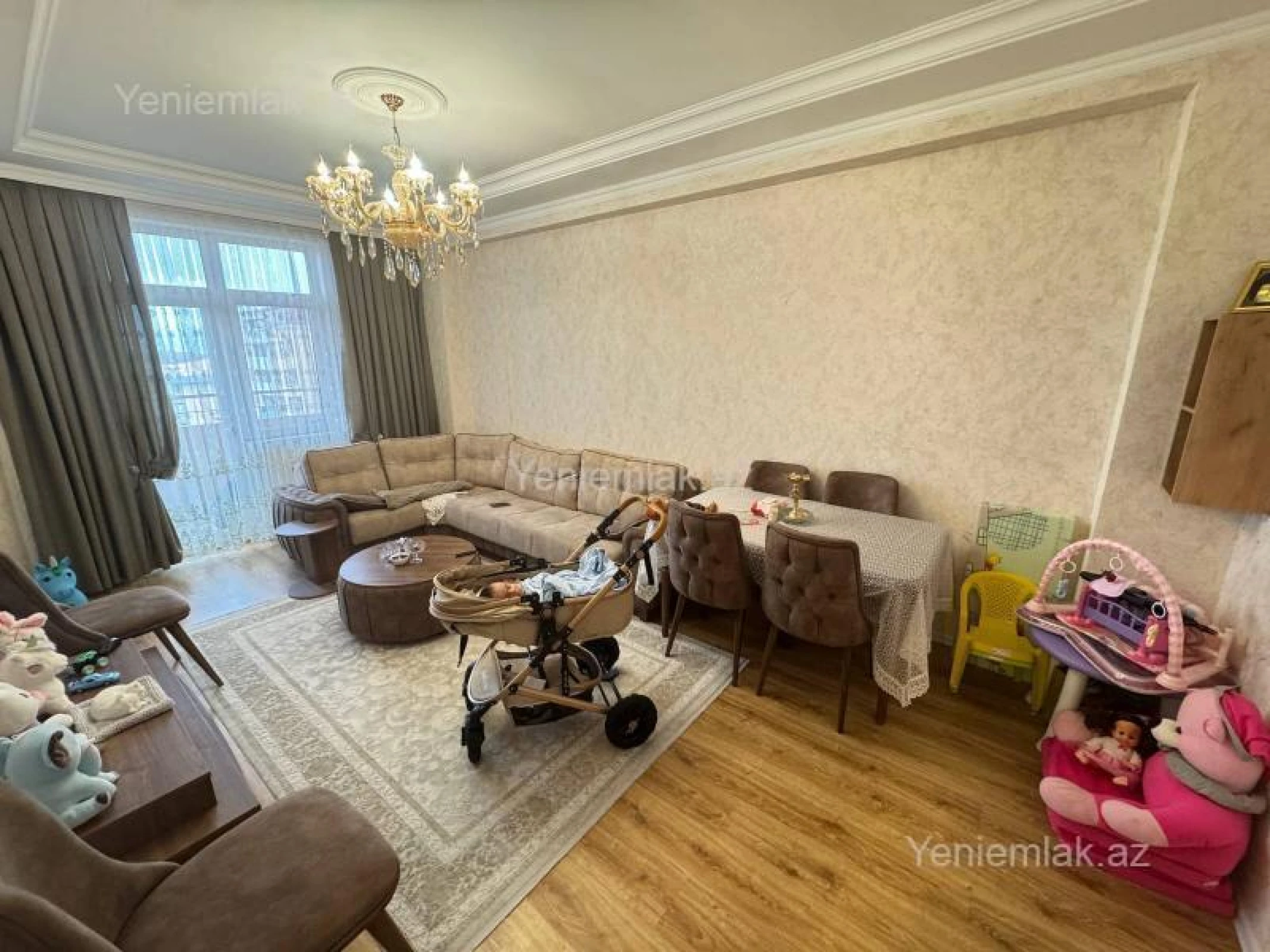 Satılır 2 otaqlı yeni tikili 88 m²