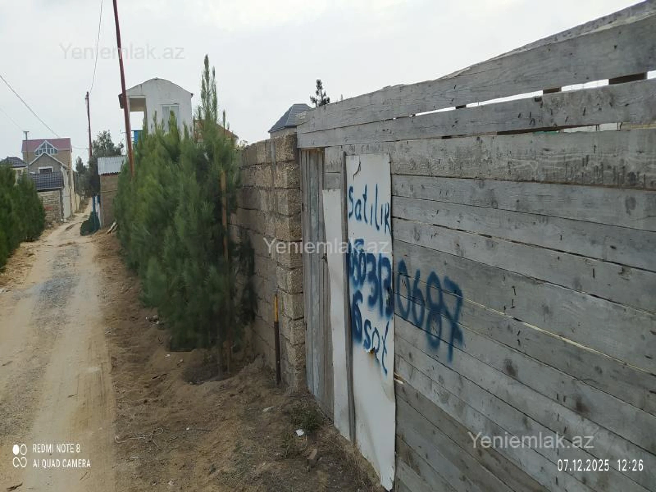 Satılır torpaq sahəsi