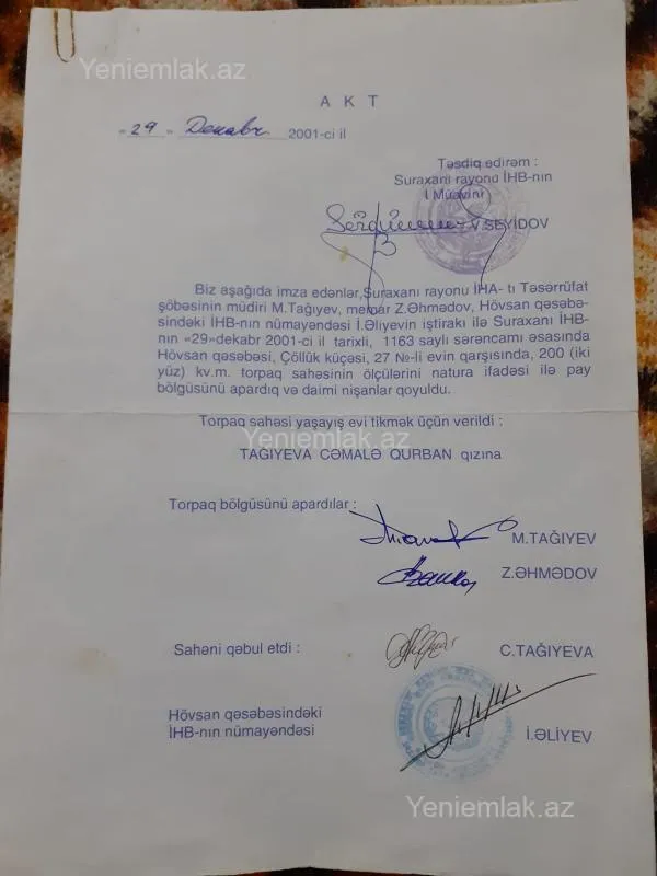 Satılır 3 otaqlı həyət evi 65 m²