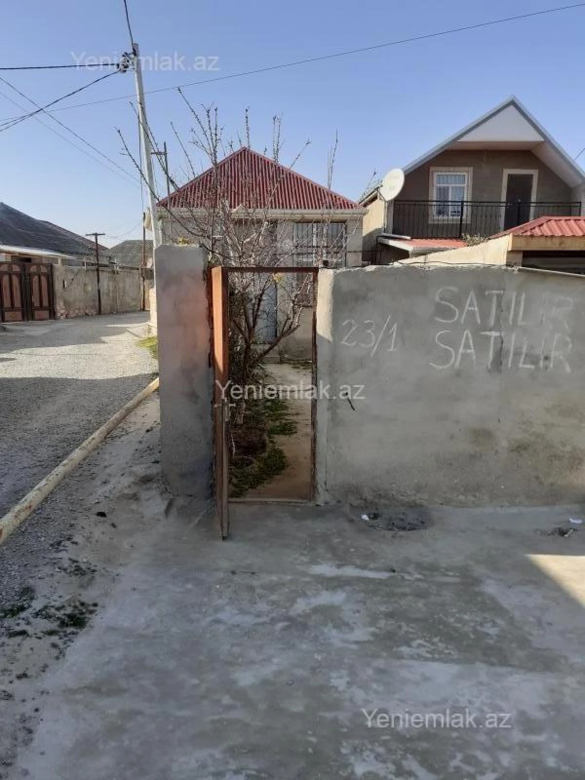 Satılır 3 otaqlı həyət evi 65 m²