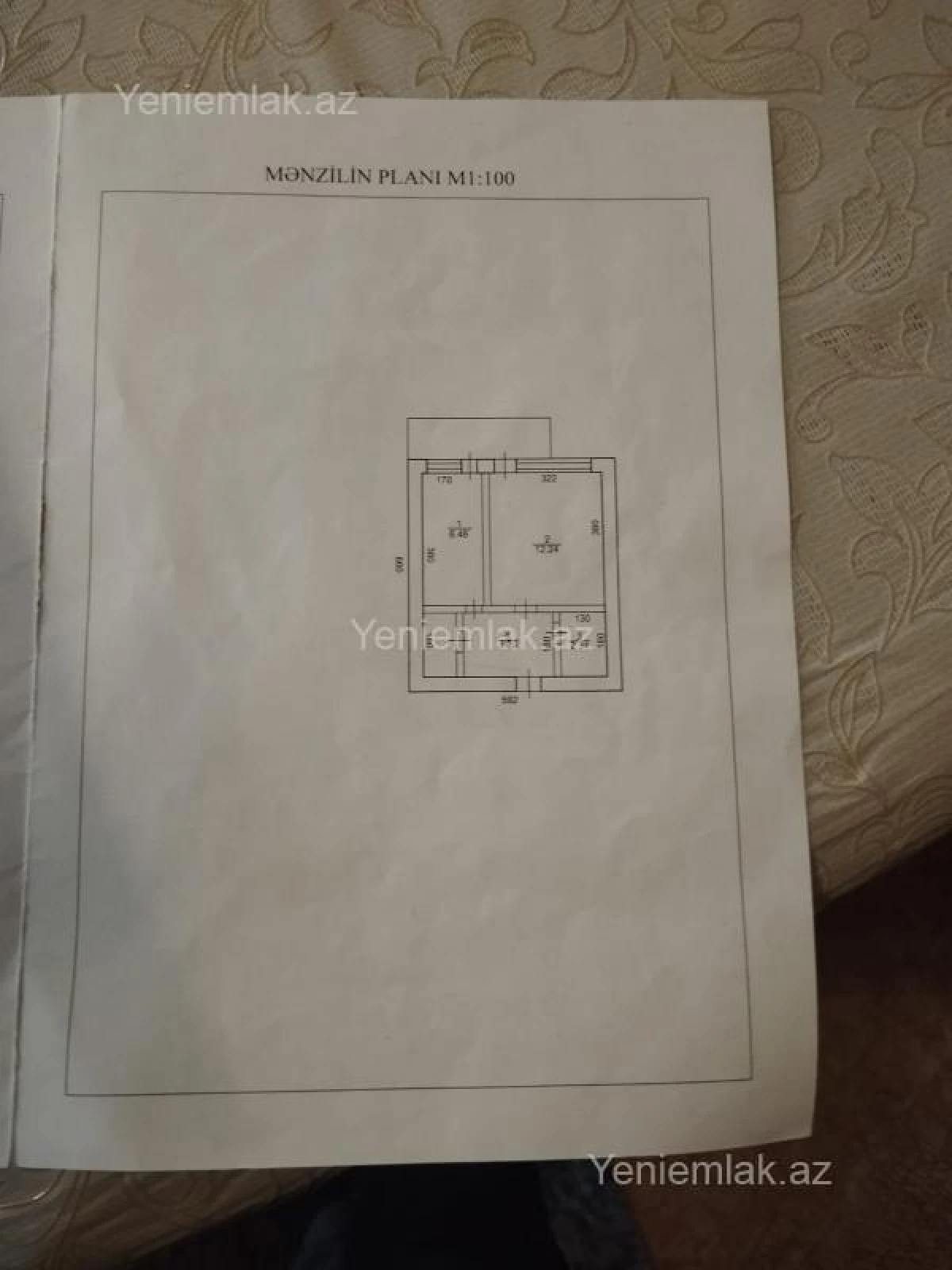 Satılır 1 otaqlı köhnə tikili 27 m²