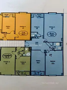 Satılır 3 otaqlı yeni tikili 120 m²