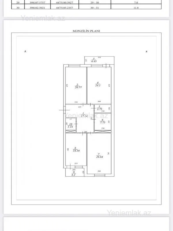 Satılır 3 otaqlı yeni tikili 150 m²