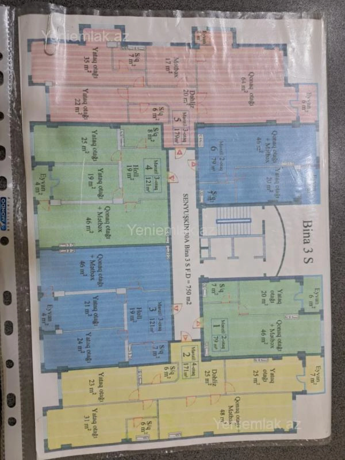 Satılır 3 otaqlı yeni tikili 171 m²