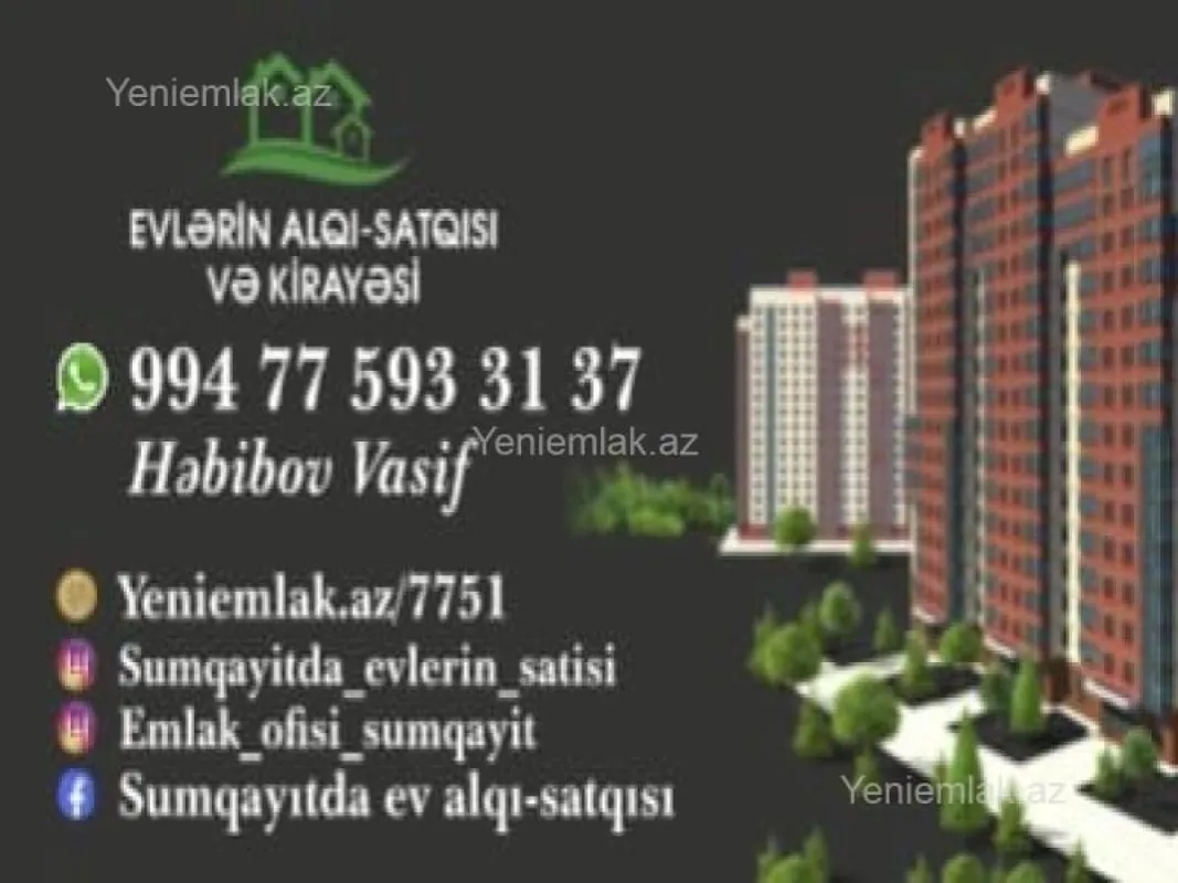 Satılır 3 otaqlı həyət evi 70 m²