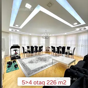Satılır 5 otaqlı yeni tikili 226 m² — Bakı, Xətai 5 otaq 226.00 m²