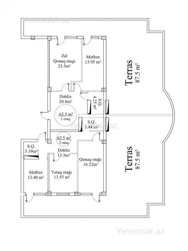 Satılır 4 otaqlı yeni tikili 300 m²