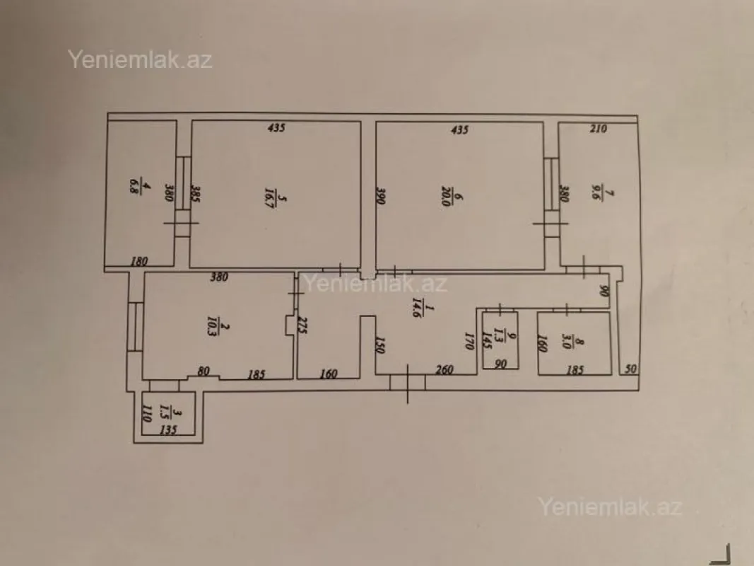 Satılır 3 otaqlı köhnə tikili 85 m²