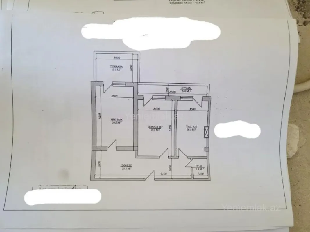 Satılır 3 otaqlı yeni tikili 105 m²