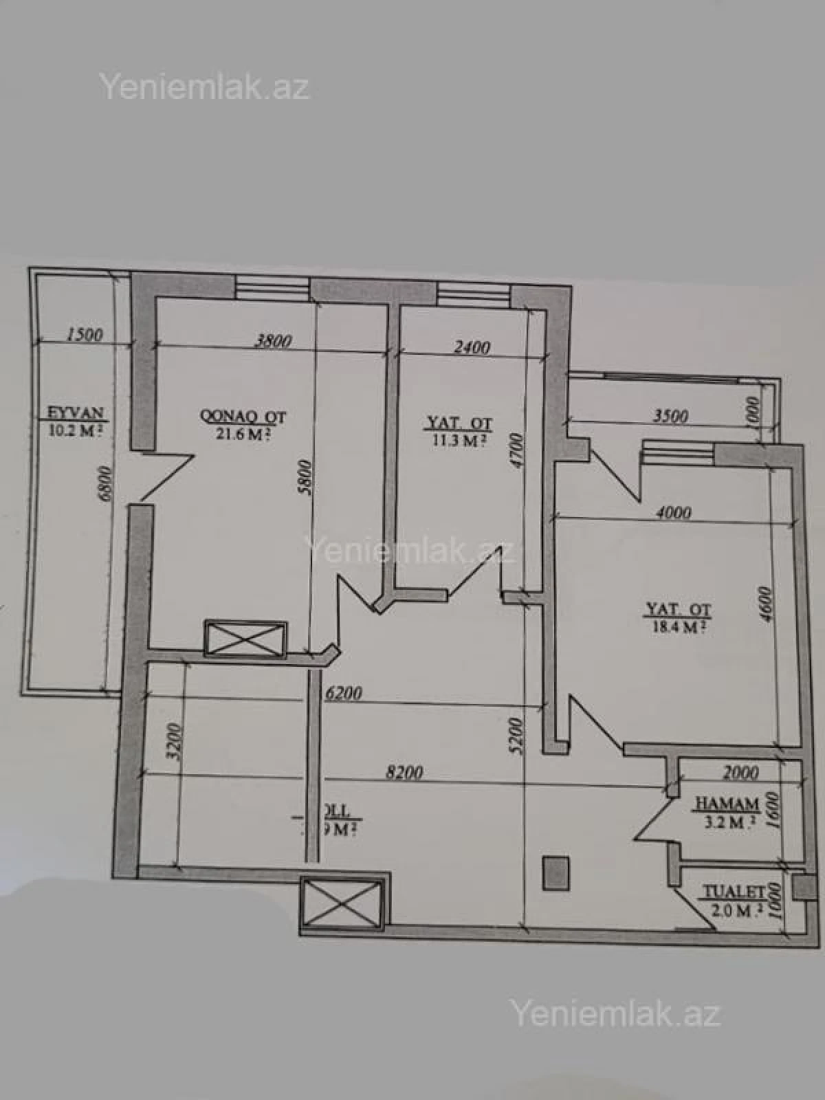 Satılır 3 otaqlı yeni tikili 108 m²
