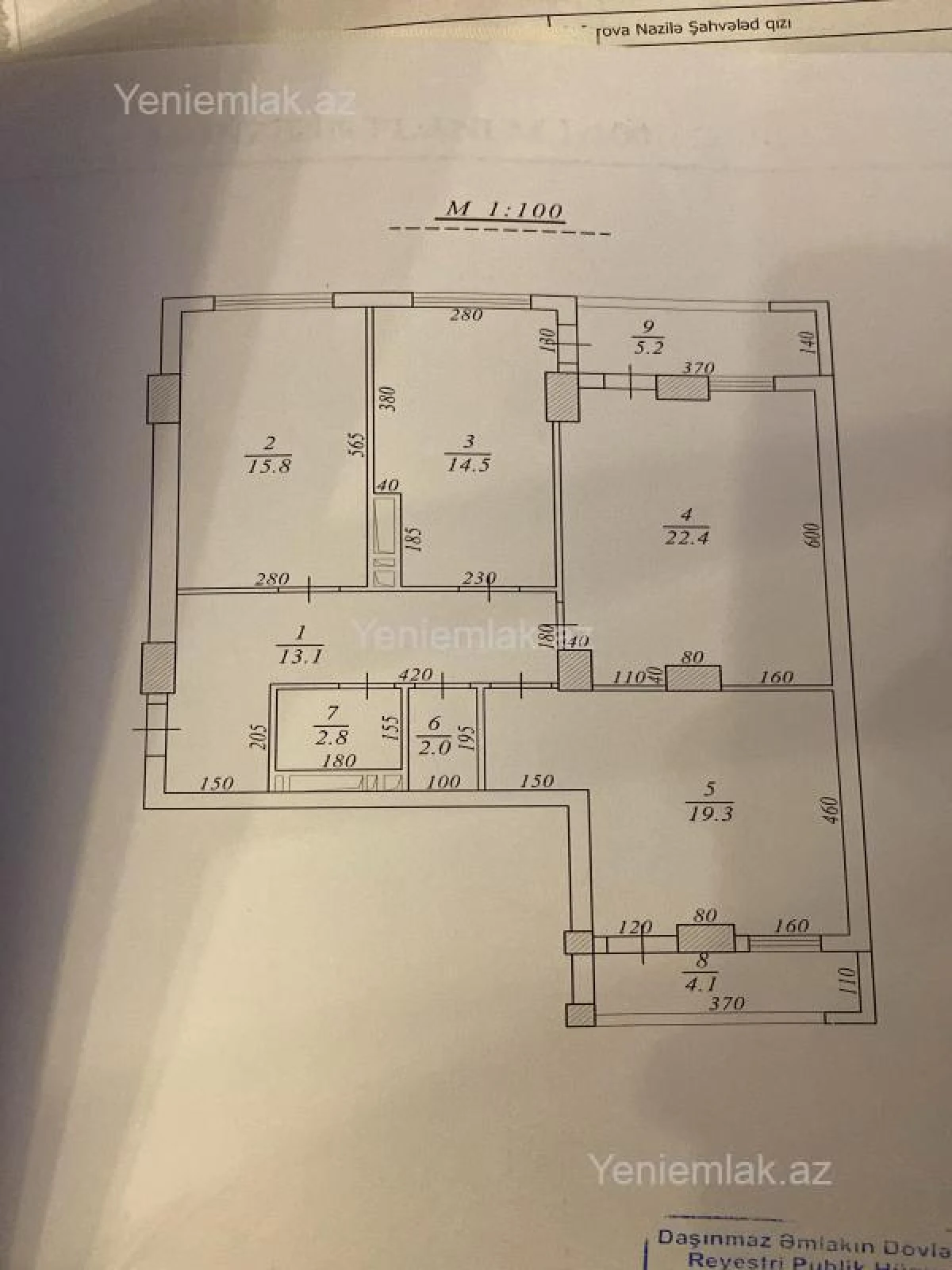 Satılır 3 otaqlı yeni tikili 110 m²