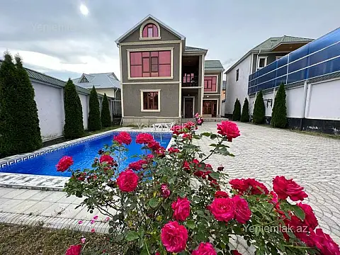 Satılır 5 otaqlı həyət evi 185 m² — Qəbələ 5 otaq 185.00 m²