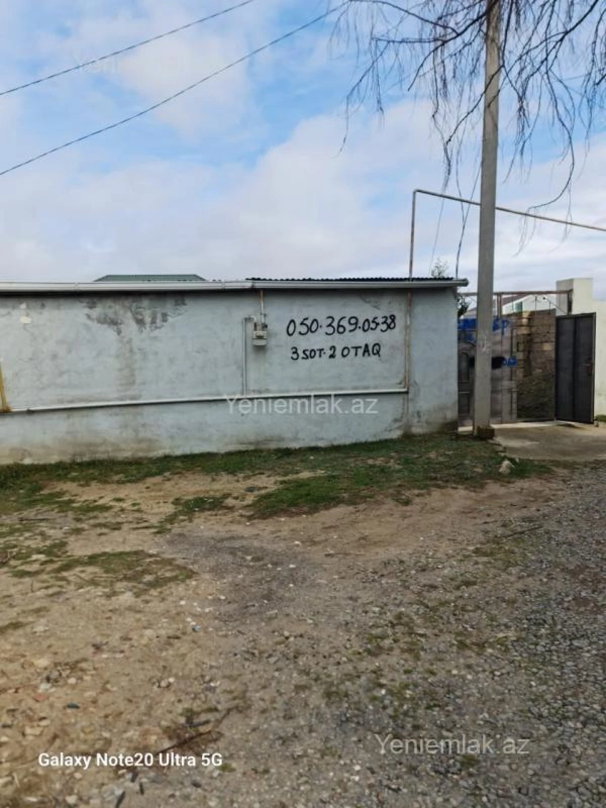 Satılır 2 otaqlı həyət evi 55 m²