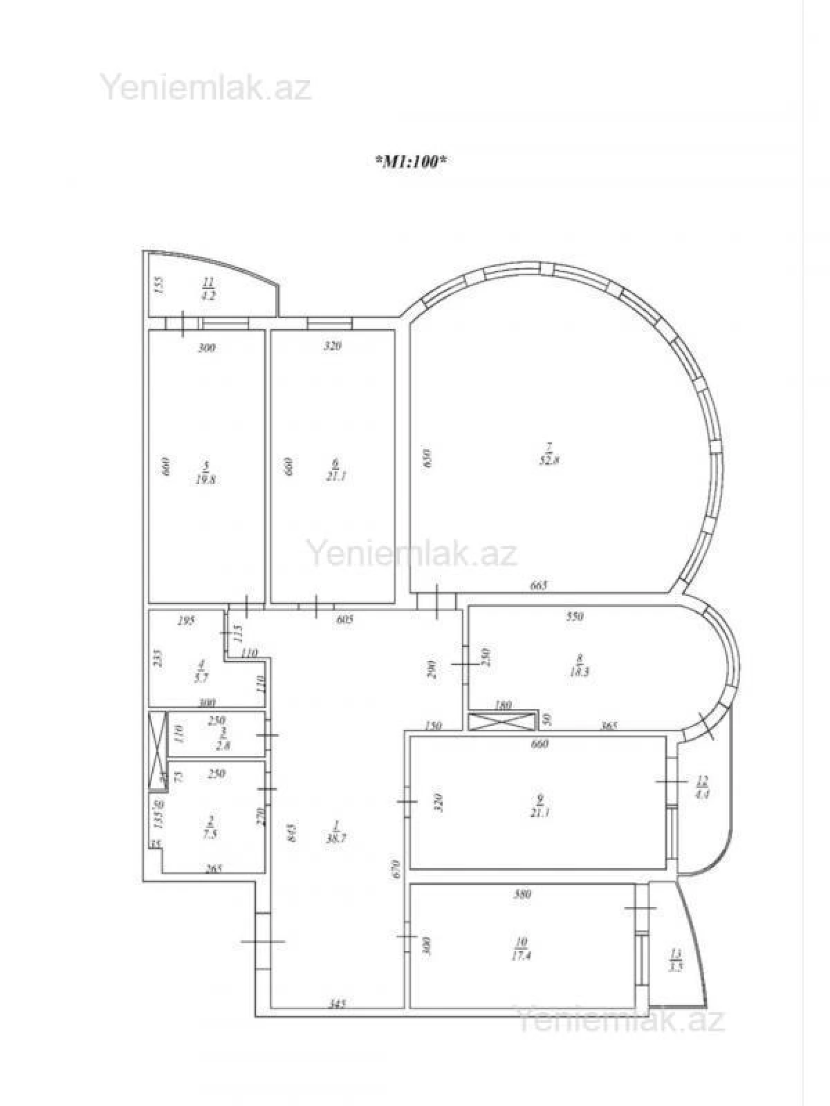 Satılır 5 otaqlı yeni tikili 230 m²