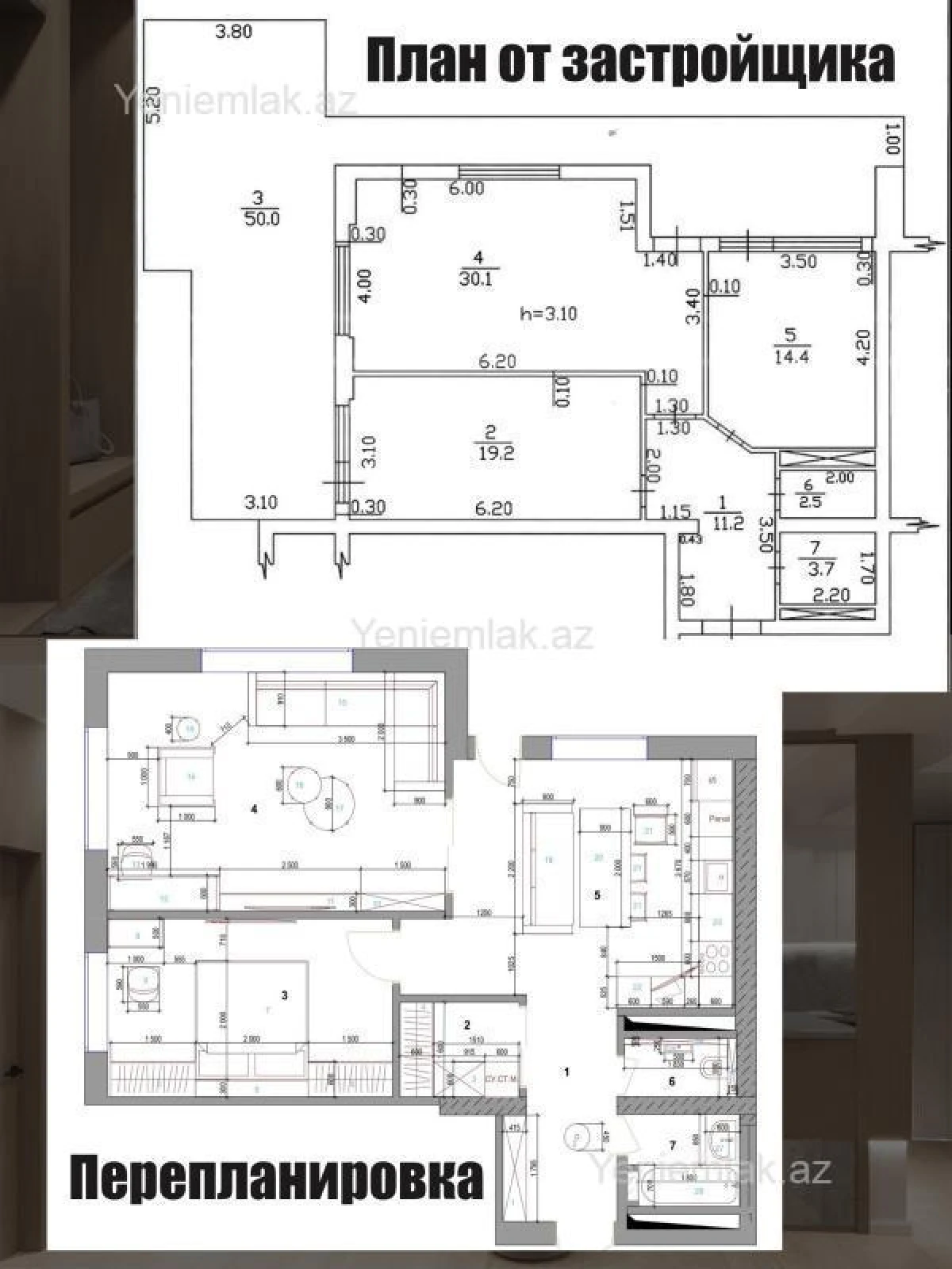Satılır 2 otaqlı yeni tikili 146 m²