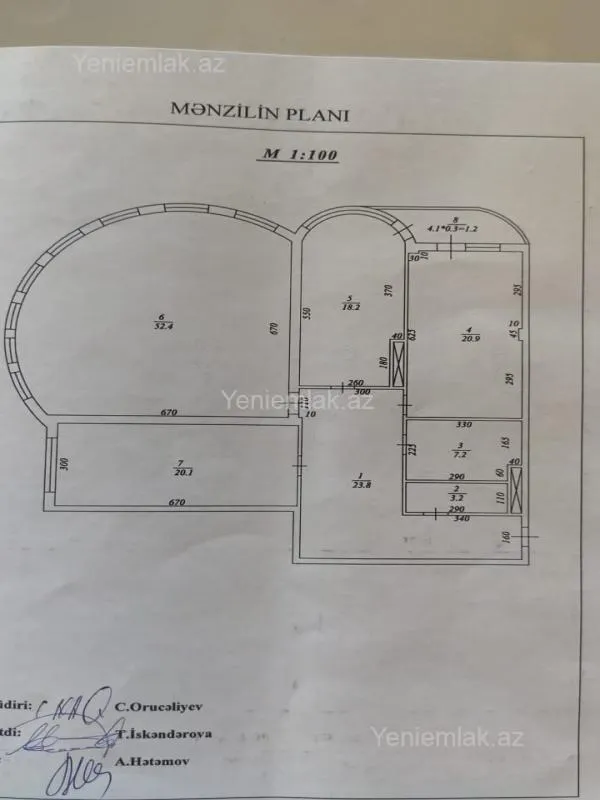 Satılır 3 otaqlı yeni tikili 144 m²