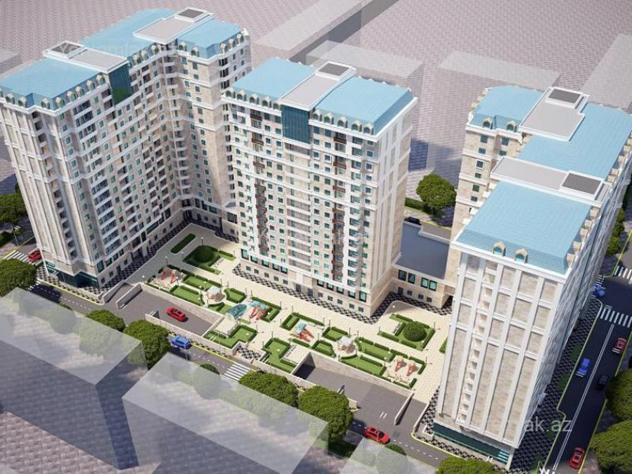 Satılır 3 otaqlı yeni tikili 143 m²